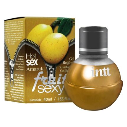 Intt fruit sexy - Gel beijável corporal que esquenta - 40 ml | sabor: Amarula
