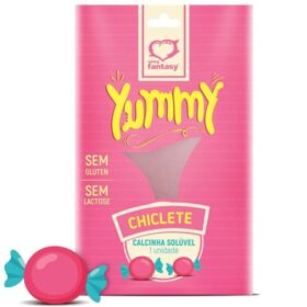 Calcinha Fio Dental Comestível de chiclete Yummy sem Glúten e Lactose - Sexy Fantasy