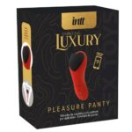 Vibrador de Calcinha Vermelho com 9 Vibrações Controle por APP Intt Luxury - Imagem 4