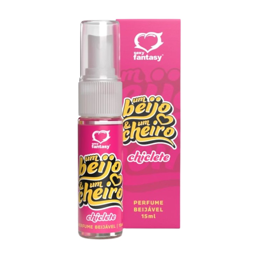 Perfume Beijável Um Beijo e Um Cheiro Chiclete 15ml