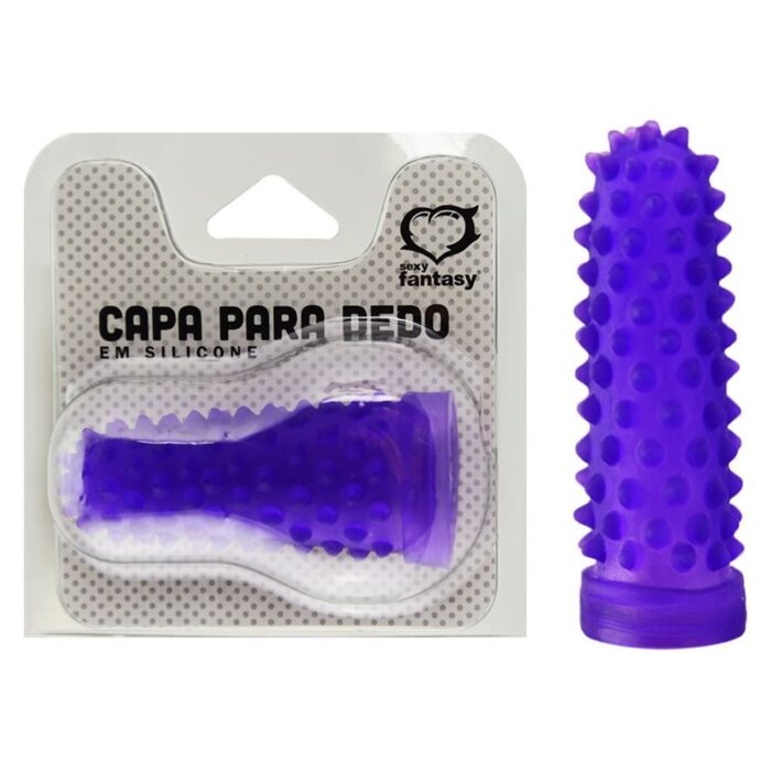 Capa Para Dedo Com Pontas Massageadoras - Cores variadas - Imagem 2