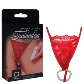 Calcinha Tailandesa Em Renda Com Vibro Bullet - Sexy Fantasy