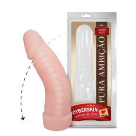 Pênis Realístico Em Cyberskin Com Vértebra 16cm - Sexy Fantasy