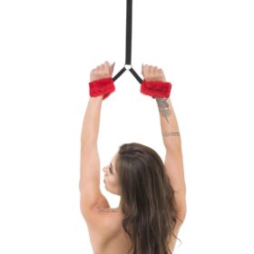 Amarras de Porta com Algema de Pelúcia - Sexy Fantasy