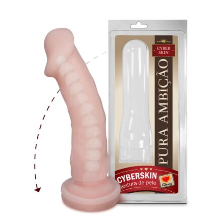 Pênis Realístico Em CyberSkin Com Vértebra 17cm - Sexy Fantasy
