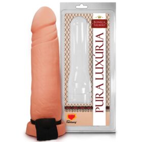 Capa peniana oca em pvc com cinta elástica 17,5 x 4,2 cm - Pura luxúria