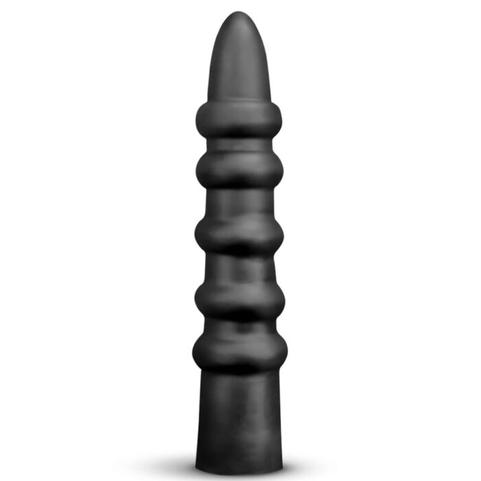 Plug estimulador Exxxplicit Love Black List Maciço - 21x3,5cm - Imagem 2