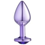 Lite Plug anal Roxo Pequeno com Pedra Roxa - Imagem 2