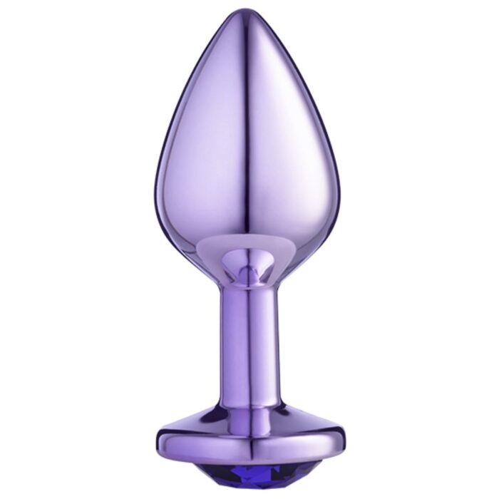 Lite Plug anal Roxo Pequeno com Pedra Roxa - Imagem 2