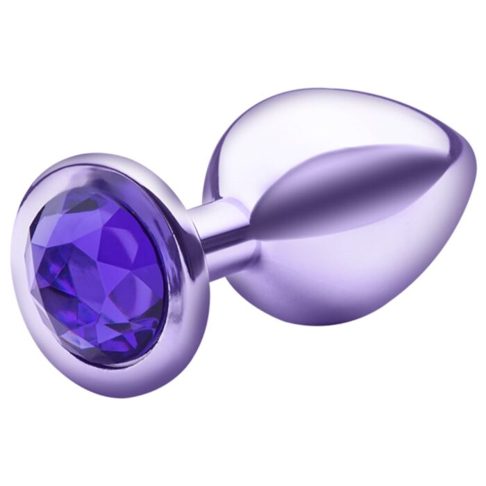 Lite Plug anal Roxo Pequeno com Pedra Roxa - Imagem 3