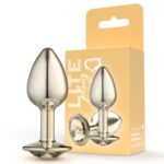 Lite Plug anal Dourado Pequeno com Pedra Dourada