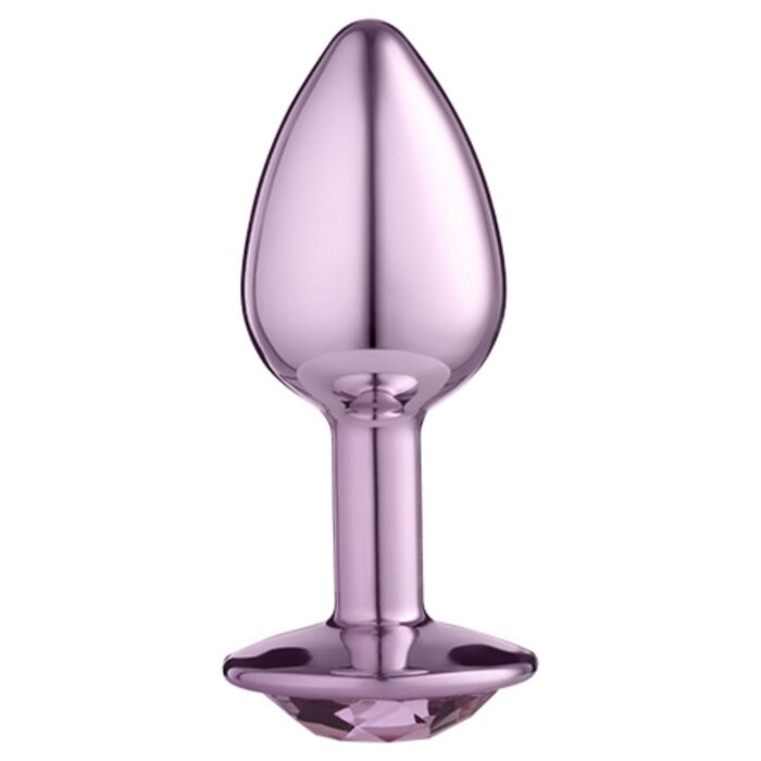 Lite Plug anal Rosa Pequeno com Pedra Rosa - Imagem 2