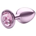 Lite Plug anal Rosa Pequeno com Pedra Rosa - Imagem 3