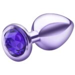 Lite Plug anal Roxo Médio com Pedra Roxa - Imagem 3