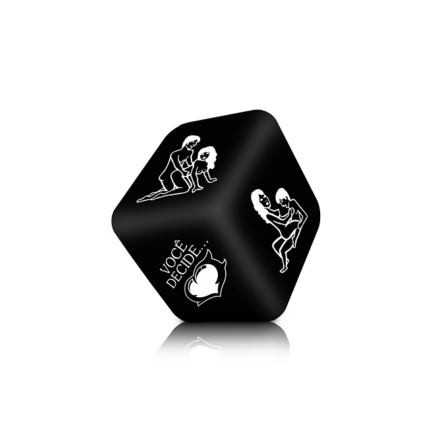 Dado erótico Posições Hétero com 1 Unidade Preto