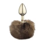 Lite Plug anal Dourado P com Rabo Pompom - Imagem 2