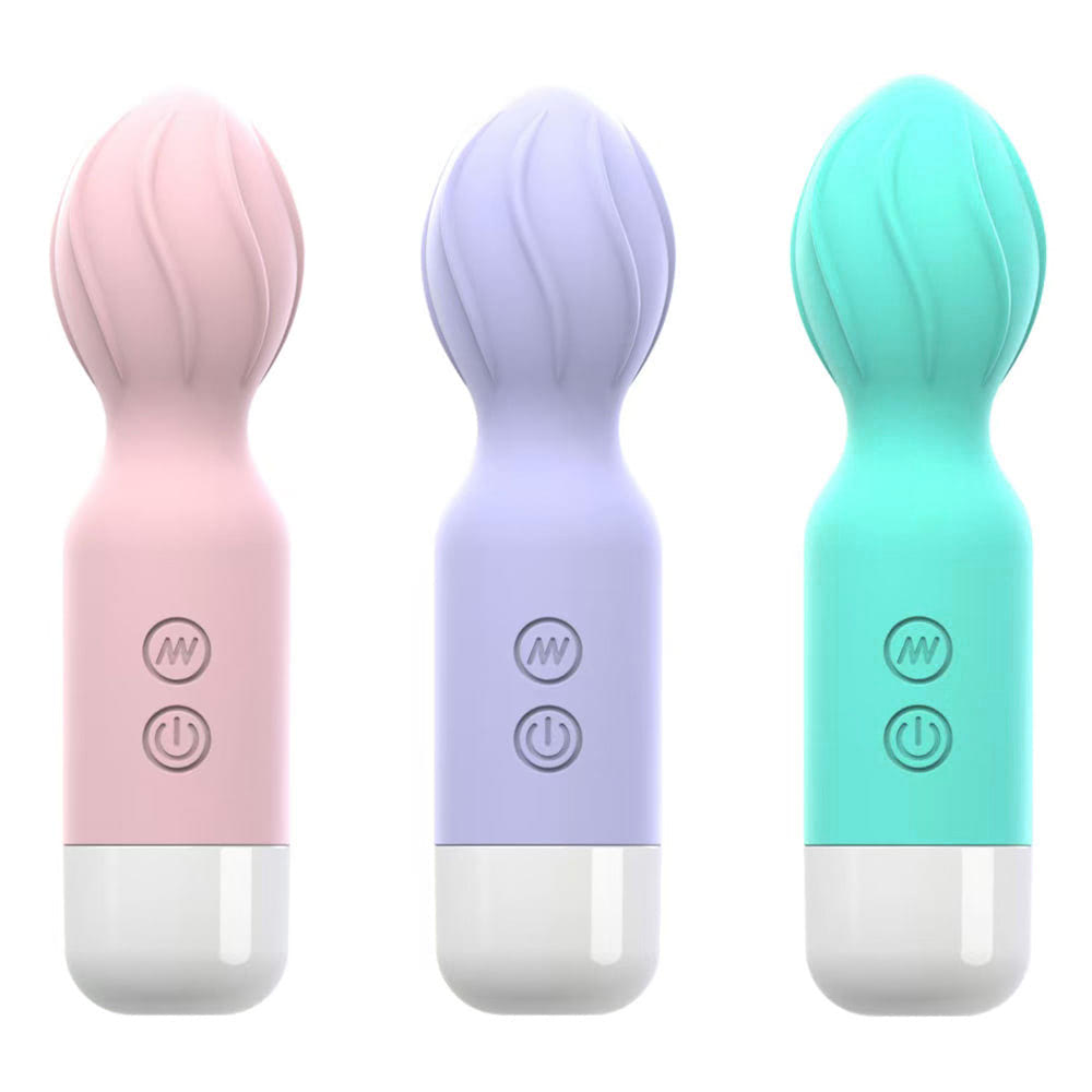 15497654940-av000b.jpg Mini Vibrador Varinha Mágica Recarregável com 18 modos de vibração - Imagem 1