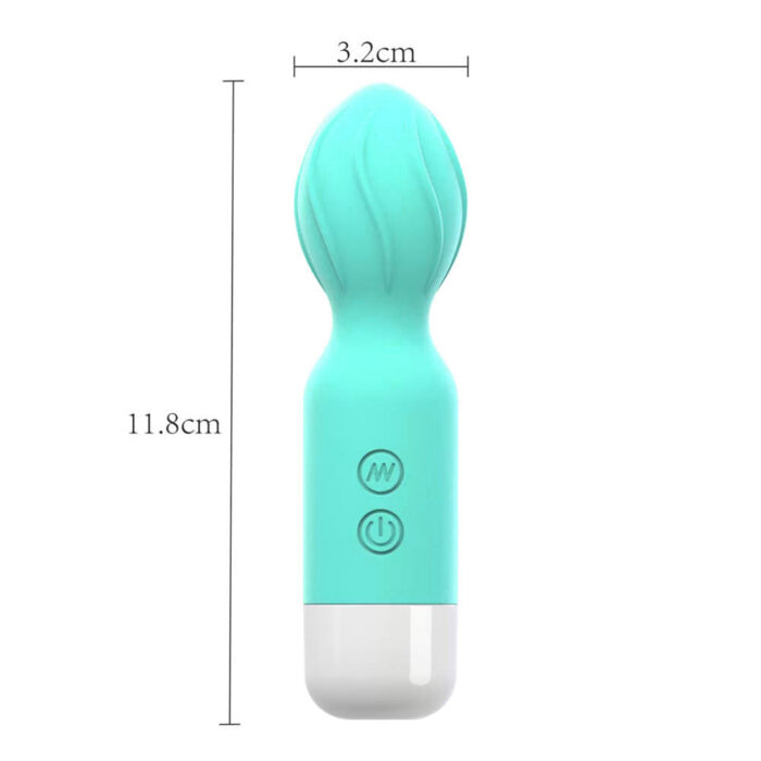 Mini Vibrador Varinha Mágica Recarregável com 18 modos de vibração - Imagem 6