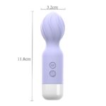 Mini Vibrador Varinha Mágica Recarregável com 18 modos de vibração - Imagem 5