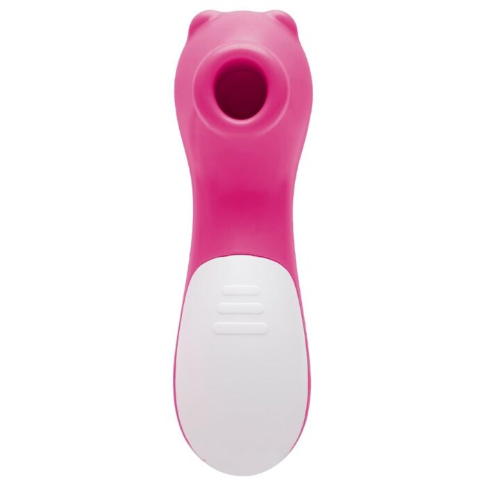 Estimulador de Clitóris Liso em Formato de Urso com 10 Modos de Pulsação na cor pink - Imagem 3