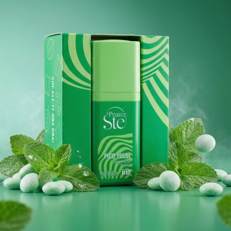 Pico Pulse INTT Gel Vibrador e Pulsante com Sucção