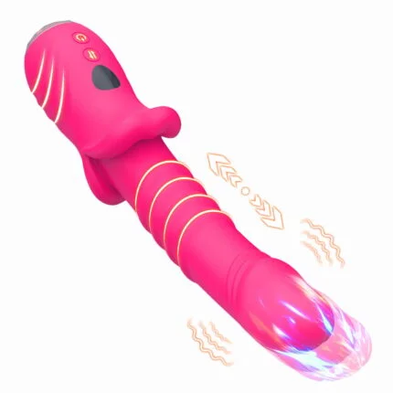 Vibrador Vai e Vem Recarregável com 10 Modos de Vibração - USK